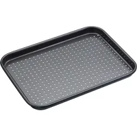 Master Class MasterClass Crusty Bake Gelochtes Backblech mit PTFE-, PFOA- und BPA-freier Antihaftbeschichtung, robuster 1mm dicker Karbonstahl, 24 x 18cm, Grau