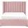 Beliani Polsterbett 140 x 200 cm Rosa