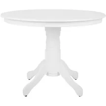 Beliani Akron Ø 100 cm weiß