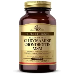Triple Strength Glucosamin Chondroitin MSM (schalentierefrei) 60 Tabletten