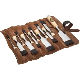 Kirschen Stechbeitelsatz in Ledertasche 12-tlg.