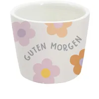 Grafik-Werkstatt 64537 Eierbecher | Porzellan Becher | Guten Morgen
