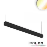 ISOLED LED Aufbau/Hängeleuchte 40W 120,4 cm schwarz/Aluminium