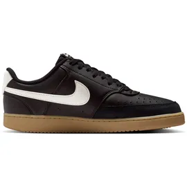 Nike Court Vision Low Herren Black / Sail / Gum Light Brown 45