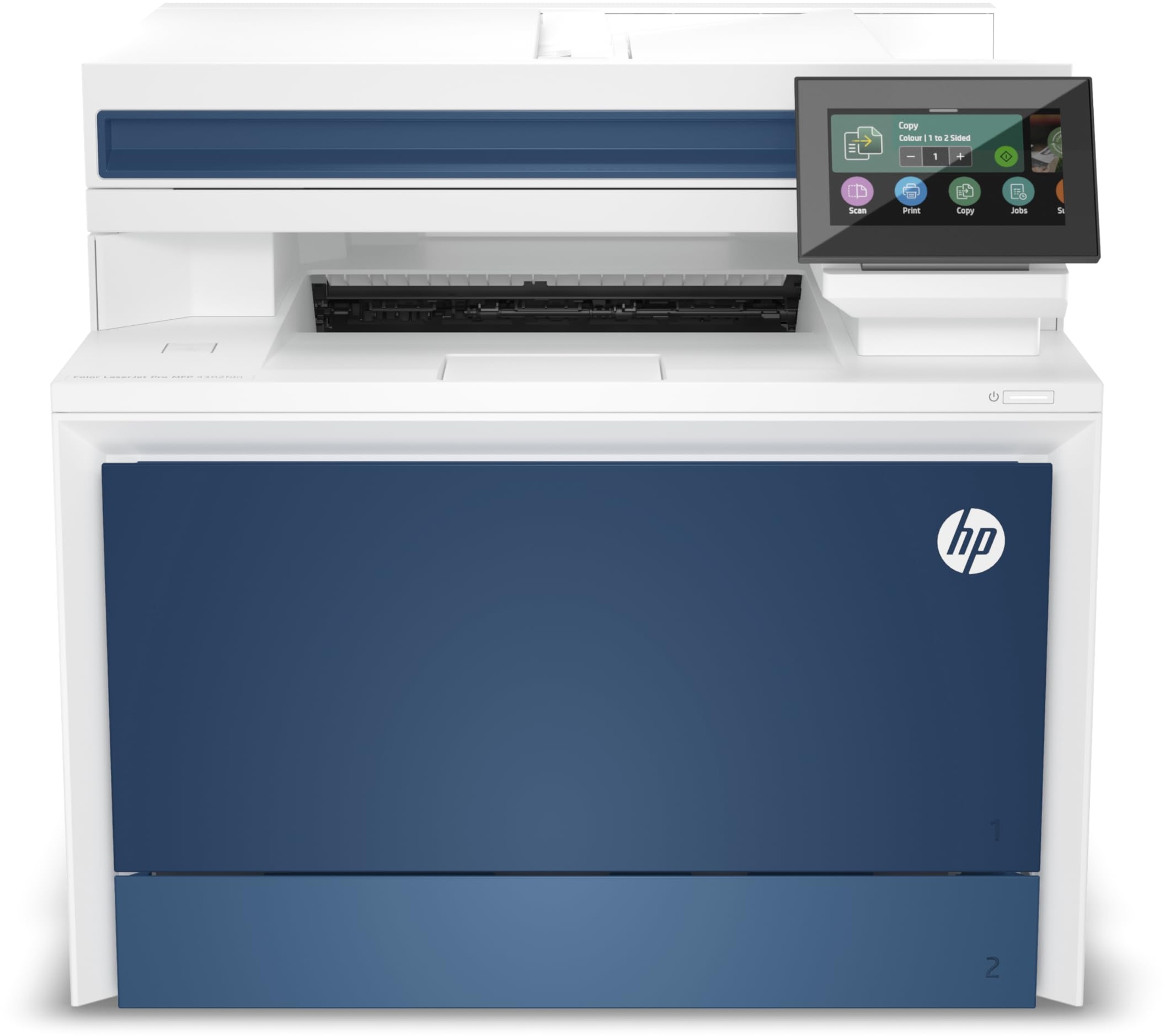HP Color LaserJet Pro MFP 4302fdn Multifunktions-Farblaserdrucker, Automatischer beidseitiger Druck, Fax, Hohe Druckgeschwindigkeit, Bis zu 50.000 Seiten pro Monat, HP Wolf Pro Security