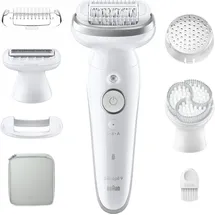 Braun Silk-épil 9 9-061 Weiß/Silber