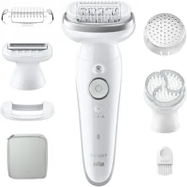 Braun Silk-épil 9 9-061 Weiß/Silber
