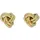 VIVANCE Ohrstecker Rosen Gelbgold 585