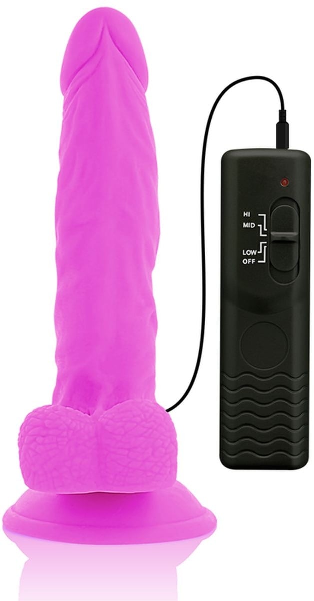 Dildo-Vibrator mit Fernbedienung | Diversia Vibrator 1 St lila