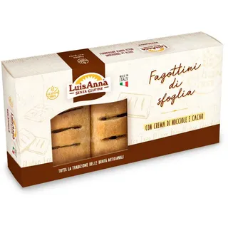 Fagottini di Sfoglia Senza Glutine con Crema Cacao e Nocciole - LuisAn