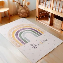 Kinderteppich AYYILDIZ TEPPICHE "PLAY 2018", beige (creme), B:160cm H:8mm L:230cm, Polyamid, Teppiche, rutschhemend, allergikerfreundlich, lichtecht