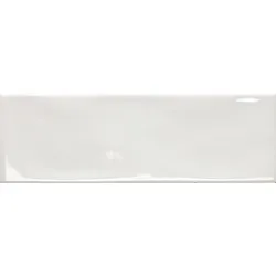 Tonalite Kraklé Wandfliese bianco 10x30 cm glanz KRA4600