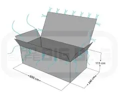 ProSafe® Container Bag, 650 x 240 x 115 cm, beschichtet BB650 , 1 Stück