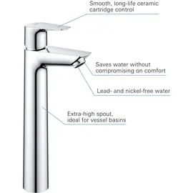 Grohe Start Edge Einhandmischer chrom 23777001