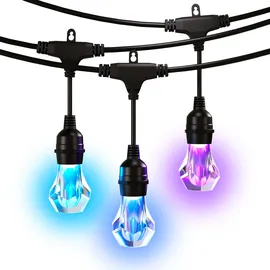 Nanoleaf Lichterkette Essentials Matter Smart Outdoor 15 m Schwarz