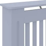 vidaXL MDF Heizkörperverkleidung Grau 78 cm