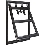 WINDHAGER Katzenklappe 20 x 25 cm Schwarz
