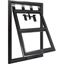 WINDHAGER Katzenklappe 20 x 25 cm Schwarz