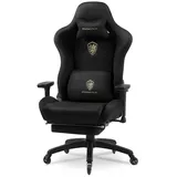 Dowinx Gaming Stuhl Mikrofaser Schwarz