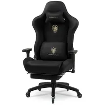 Dowinx Gaming Stuhl Mikrofaser Schwarz