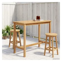vidaXL Bartisch 110 x 60 x 105 cm Braun