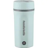 Tragbarer Reise-Wasserkocher, 500 ml, Edelstahl, tragbarer Wasserkocher zum Kochen von Wasser, 300 W, auslaufsicher, doppelwandiger persoenlicher W... - Grün