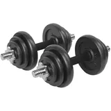 Vivol Verstellbares Kurzhantel Set 20kg - 2x 10kg - Flexibles Hantel Paar im Koffer