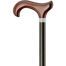 Gastrock Sauer Gehstock Leichtmetall-Derby schwarz