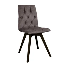 Andas Esszimmerstuhl ANDAS "Rania", braun (braun, buche wenge), B:45cm H:91cm T:55cm, Massivholz, Sperrholz, Stühle, Esszimmerstuhl, mit Massivholzbeinen