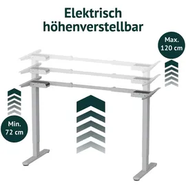 Svita Schreibtisch-Gestell elektrisch 98-140 cm x 72-120 cm