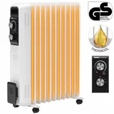 Flexot Flexot® Ölradiator 1000W / 1500W/ 2500W - 3 Powerstufen 11 Rippen Elektroheizung Heizung Heizer Heater Radiator Überhitzungsschutz Thermostat Ka...