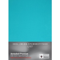 dormabell Premium Jersey-Spannbetttuch türkis - 120x200 bis 130x220 cm (bis 24 cm Matratzenhöhe)