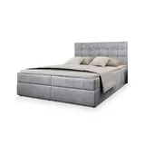 masseno Boxbett mit Bettkasten ¦ grau ¦ Maße cm B: 180 H: 98