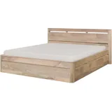 Massivmoebel24 Bett Mango 160x200x90 weiß lackiert TORONTO 360