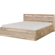 Massivmoebel24 Bett Mango 160x200x90 weiß lackiert TORONTO 360