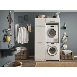 laundreezy Mehrzweckschrank-Set LAUNDREEZY LDLK2 117,5 x 200 x 67,5 cm weiß