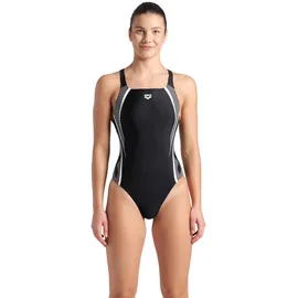 Arena Badeanzug Damen Schwarz/Weiß 42