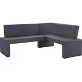 Home Affaire Eckbank HOME AFFAIRE "Barcelona", grau, B:200cm H:88cm T:160cm, Holzwerkstoff, Massivholz, Polyester, Sitzbänke, Eckbank, In verschiedenen Stoffen und Farben
