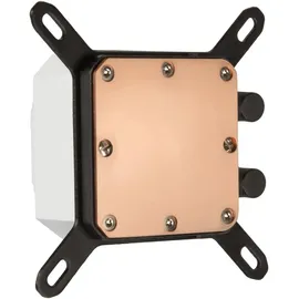 Silverstone SST-PF240W-ARGB-V2 - PermaFrost Premium-Wasserkühler, zweifach einstellbare 120-mm-PWM, ARGB, Intel/AMD, weiss