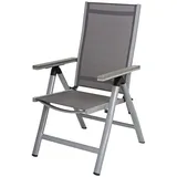 Garden Pleasure Grace Klappstuhl 64 x 70 x 107 cm grau