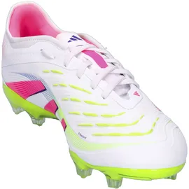 adidas Predator Pro FG Herren Cloud White/Lucid Pink/Lucid Lemon 43 1/3