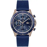 Lacoste Chronograph Quarz Uhr für Herren Kollektion Neo Heritage mit Edelstahl- oder Silikonarmband