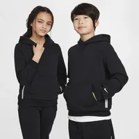 Nike Standard Issue Fleece-Basketball-Hoodie mit Dri-FIT-Technologie (ältere Kinder) - Schwarz, S