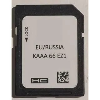 SD Karte GPS Navigation Europa Türkei Russland 2023 (KAAA66EZ1) - Kartendatenbank Q1.2021 - kompatibel mit Mazda Connect 2