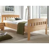 expendio Seniorenbett Siders Comfort Buche massiv Holzbett Farbe und Größe nach Wahl Bettgestell Bett Einzelbett Schlafzimmer, Liegefläche:100 x 200 cm, Holzart:Buche Natur lackiert