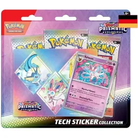 Pokémon Karmesin & Purpur Prismatische Entwicklungen Tech Sticker Kollektion