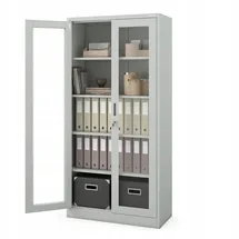 Jan Nowak C012 Aktenschrank 185 x 90 x 40 grau