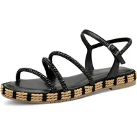 TAMARIS Sandalette Damen Flach schwarz,EU 39
