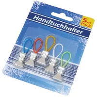 Global Partner Import von Nonfood-Waren GmbH Handtuchhalter, 5er Pack