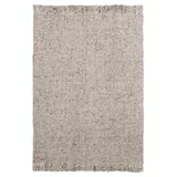 Kayoom Teppich KAYOOM "Pixy 525", grau, B:120cm H:15mm L:170cm, Wolle, Teppiche, Teppich, Kurzflor, Handgewebt, Modernes Muster, Uni, Wolle, Viskose